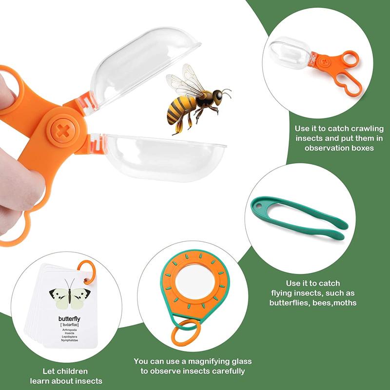 Bug Catcher Kit for Kids - Outdoor Toys for Kids Ages 4-6 8-12,Birthday Gift Science Experiments for Kids 6-8