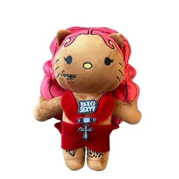 Hello Katty as Sexyy Red  Plush Doll Plushies Stuffed Toys Cute Kids Boys Girls Christmas Gifts