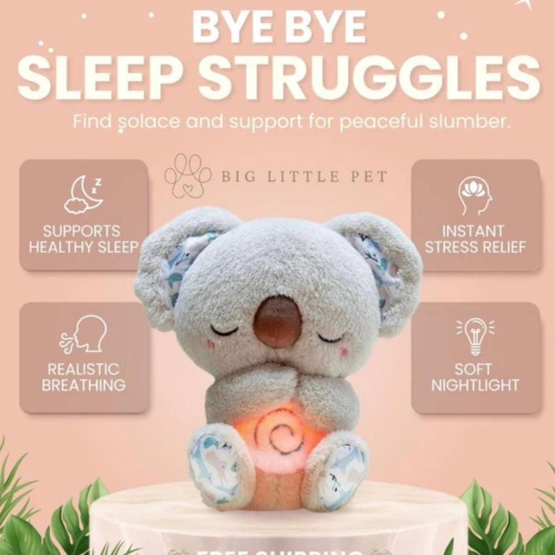 Breathe koala plush | My koala plush Goodnight, baby plush toy, breathe and glow sweet and soothing veil, gift for girls or boys