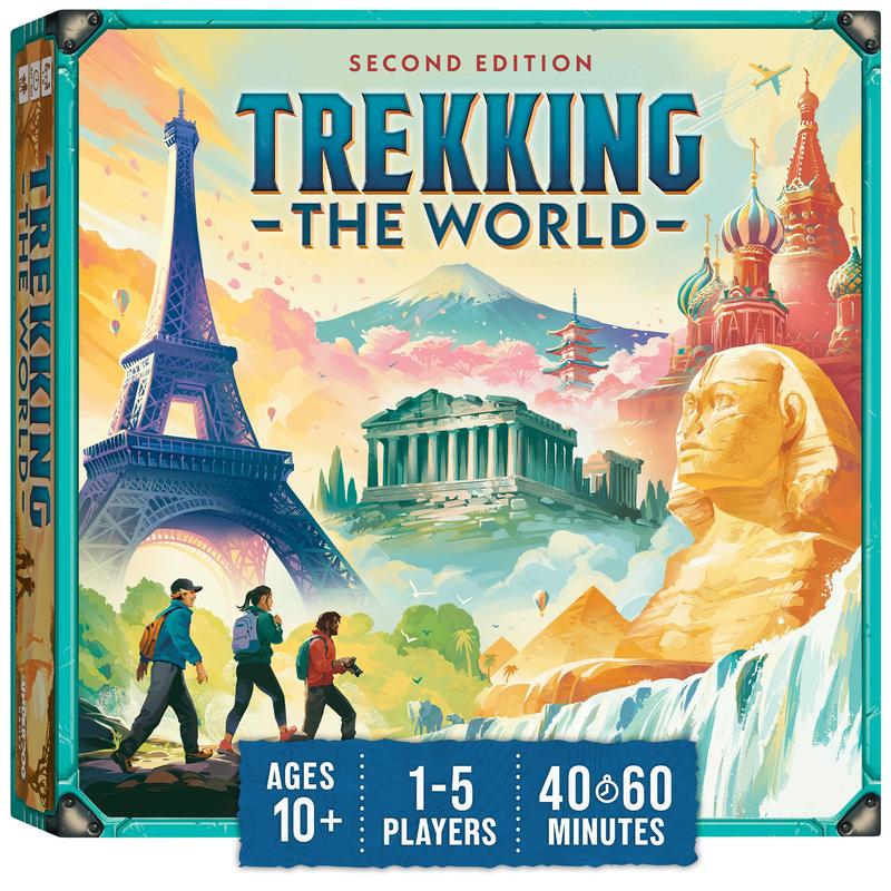 Trekking the World: The Award-Winning Globetrotting Family Board Game (Second Edition)