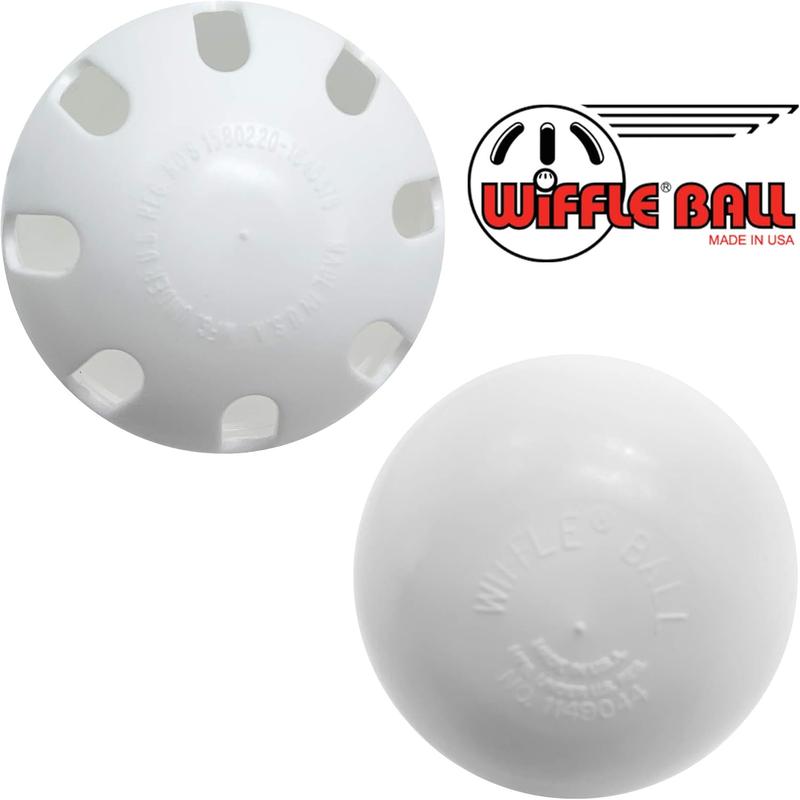 WIFFLE Ball Baseballs Official Size (15 Pack) with Bonus  Drawstring Bag