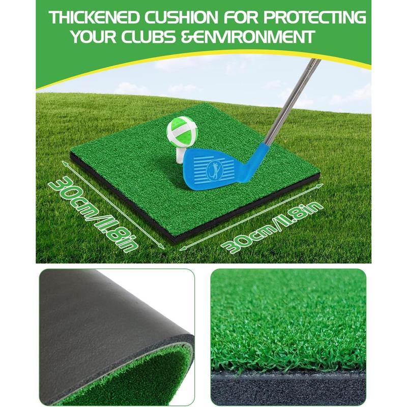 Sticky Chipping Game with Golf Club and Training Mat, featuring 20 Sticky Balls for Indoor and Outdoor Practice, suitable for Adults and Kids.