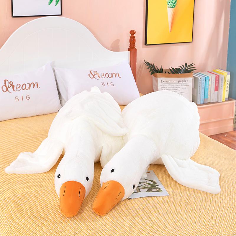 White Ducky Stuffed Plush Toy -  Creative Animal Stuffed Doll - Gift for Children and Friends - Sleeping Pillow - Plush Pillow Cute Duck Stuffed Toy Pillow