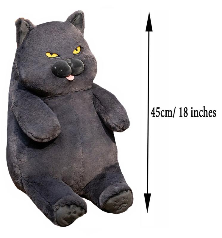 Black Cat Stuffed Animal Plush - 18