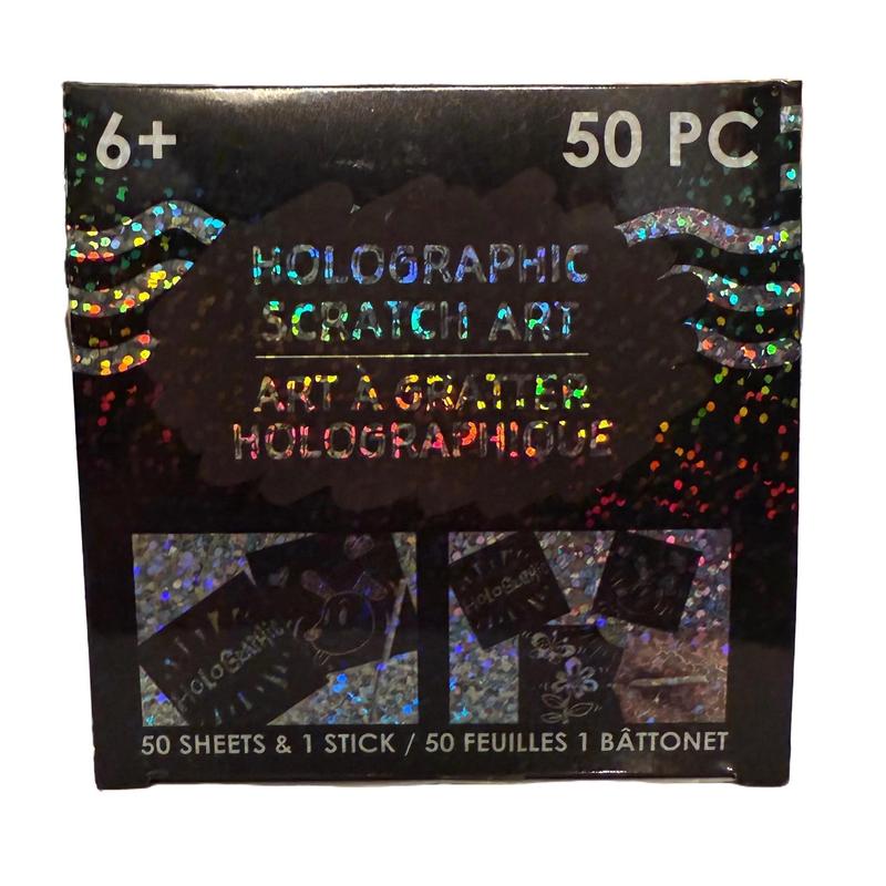 Fun Mini Holographic Scratch Art Packs - Perfect For All Ages