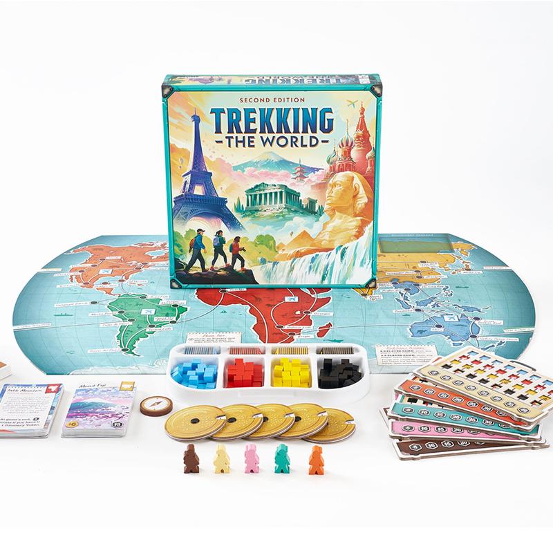 Trekking the World: The Award-Winning Globetrotting Family Board Game (Second Edition)