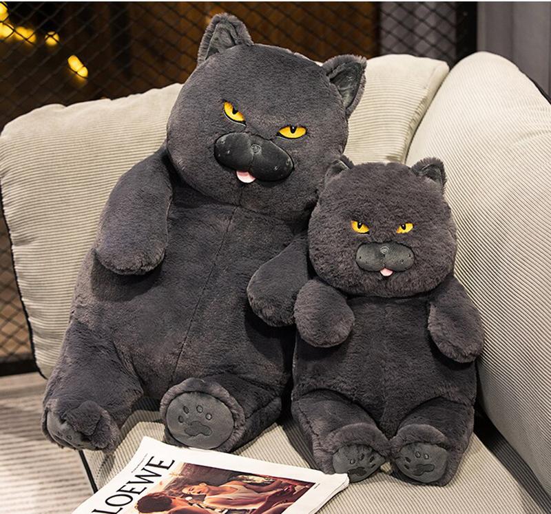 Black Cat Stuffed Animal Plush - 18