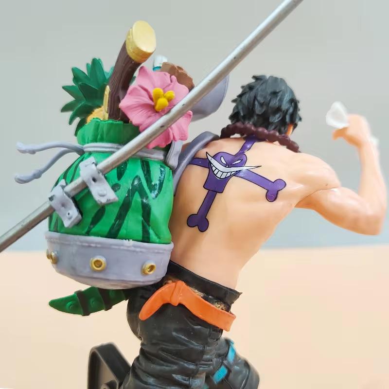 Bandai Figure Set - Three Brothers 3PCS Set: Sabo and Ace Anime Models