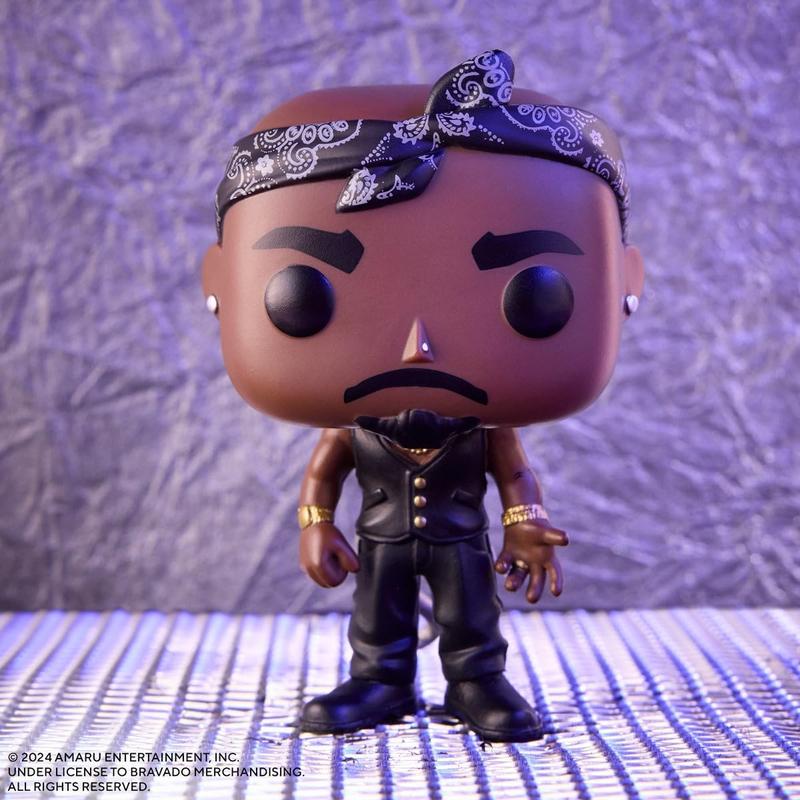 Funko POP! Rocks: Tupac - Vest with Bandana, Multicolour Bobblehead Collectible