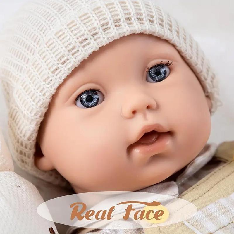 12 Inch Doll Set, 1 Set Cute Doll with Clothes & Accessories, Realistic Newborn Doll, Birthday Gift, Doll Accessories