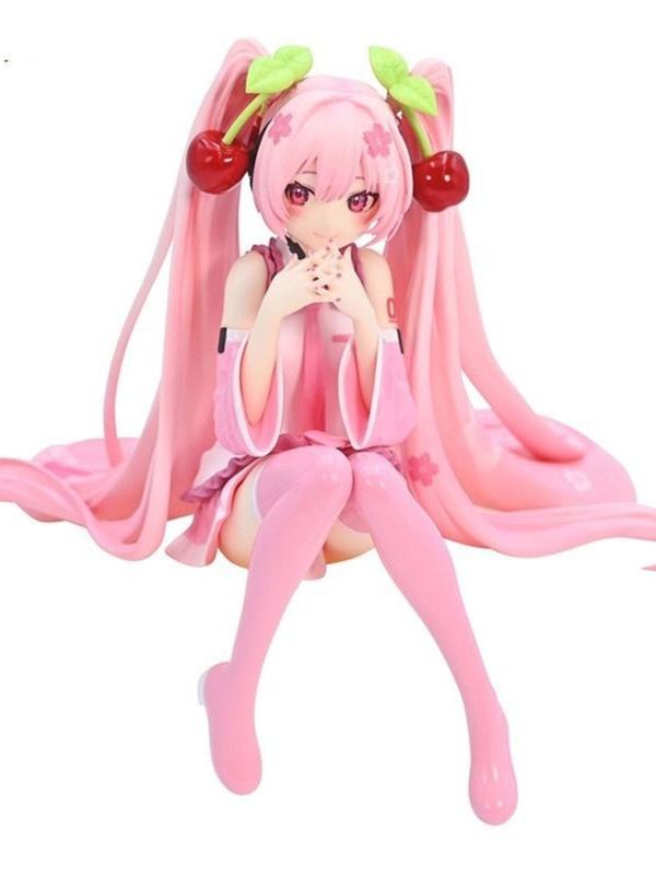 13cm Sakura Hatsune Miku figure, Miku figure,birthday gift desk figurine