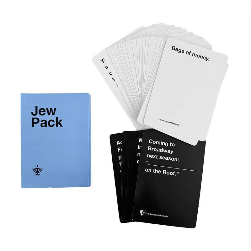 Jew Pack Card Game, 1 Count Cards Against Humanity, Festive & Party Supplies for Adults