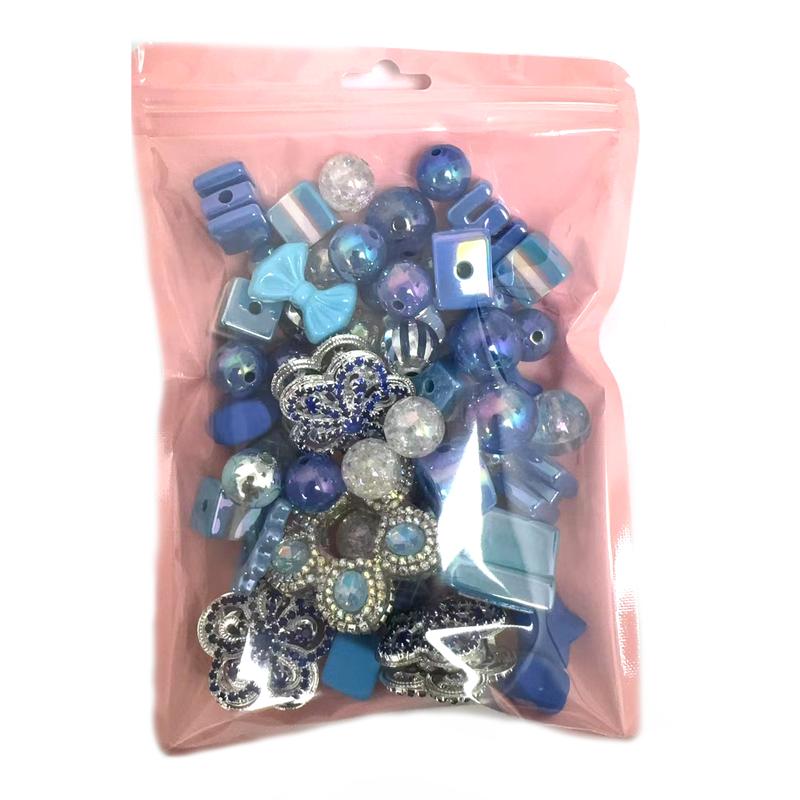 5oz Colour mix bead accessories set with various shapes available DIY Bead