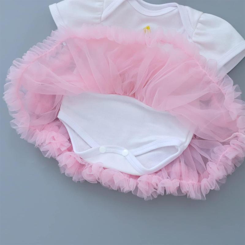 [IN STOCK] Reborn Baby Dolls Clothes for 17-22 Inch Newborn Baby Doll Girl, Baby Doll Clothes Outfit Accessories fit 17-22 Inch Baby Doll Girl (Pink Crown Skirt)