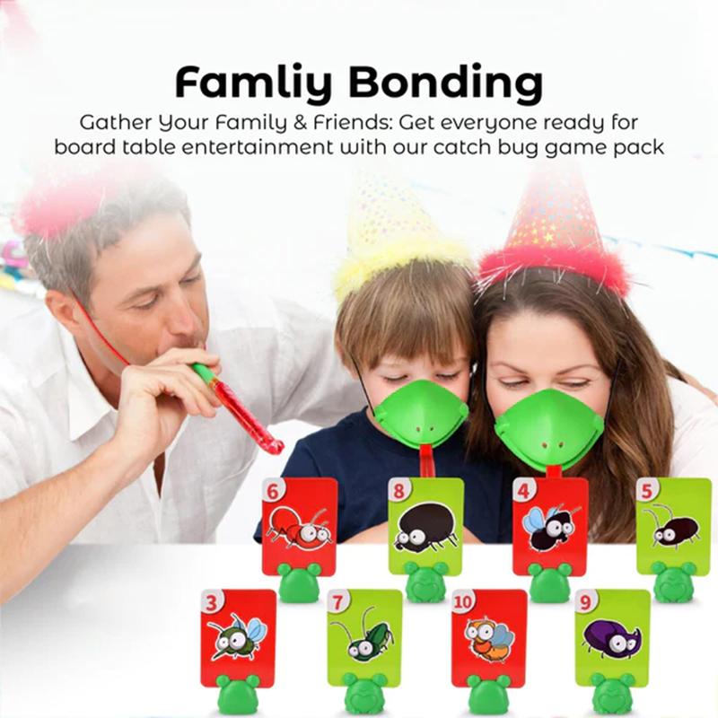 Dowmoo Frog Tongue Mask Board Game Set Table Games for Children Multi-Person Interactive Parent-Child Party Toys