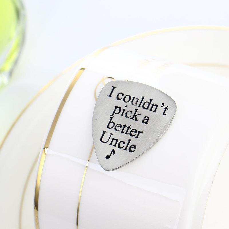 I Couldn’t Pick A Better Uncle Musical Guitar Pick Jewelry Gift for Uncle