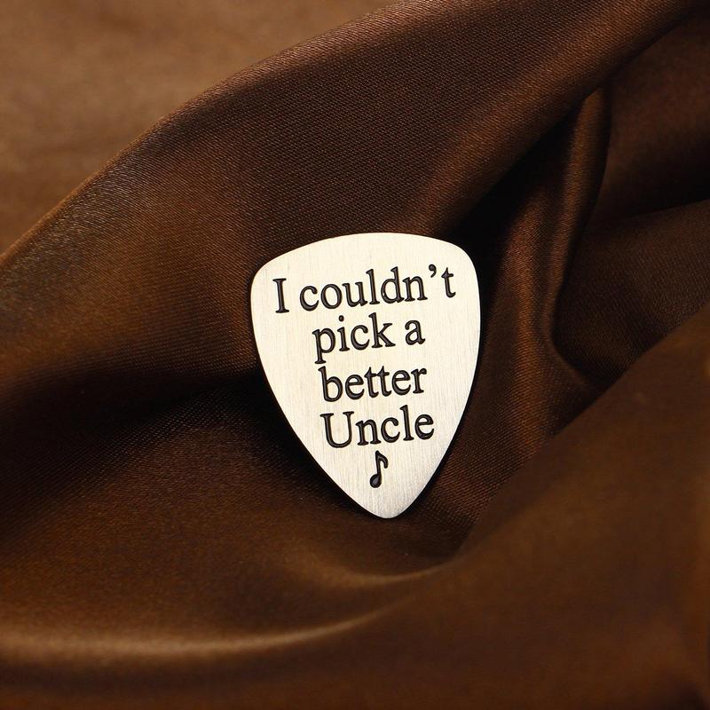 I Couldn’t Pick A Better Uncle Musical Guitar Pick Jewelry Gift for Uncle