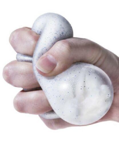 Schylling NeeDoh Snow Ball Crunch - Sensory Fidget Toy - Satisfying Snow-Like Crunch - Ages 3 to Adult (Pack of 1) nee doh  gumdrop