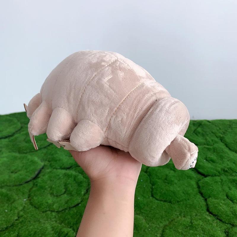 Tardigrade Plush Toy, Water Bear Design Plush Doll, Simulated Plush Animal Doll, Soft and Adorable Companion Doll, Soft Stuffed Pillow Doll, Ideal Birthday Gift, Home Sofa Bed Ornaments