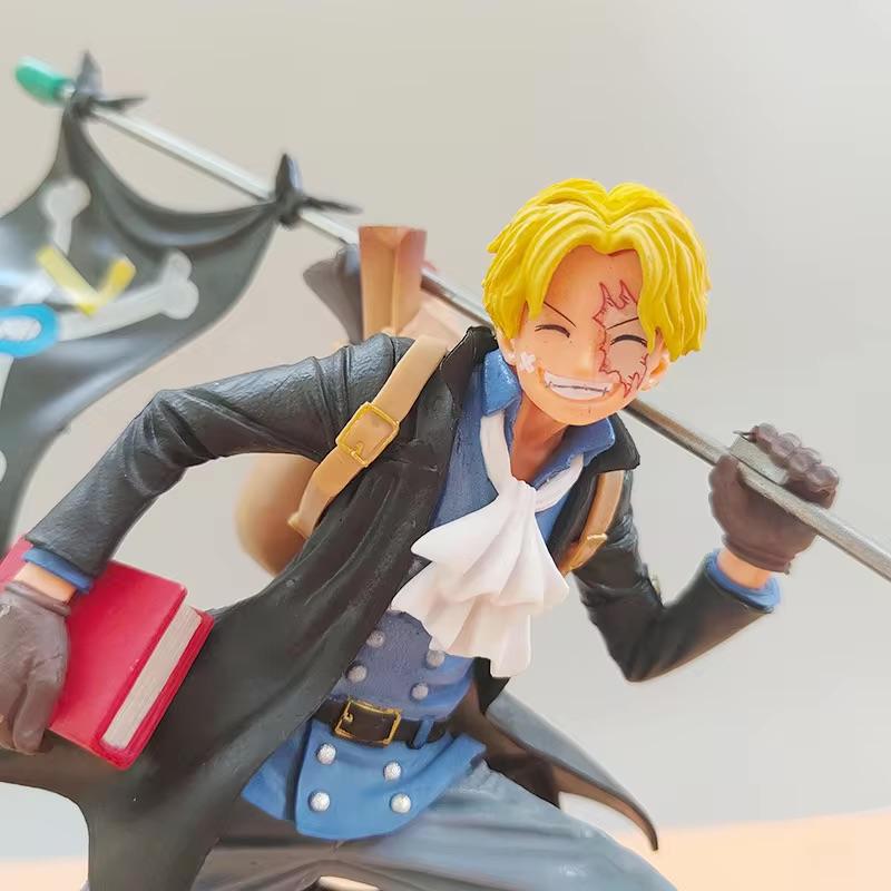 Bandai Figure Set - Three Brothers 3PCS Set: Sabo and Ace Anime Models