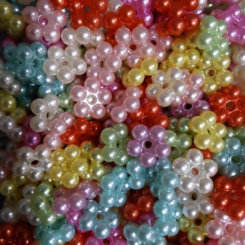 14mm Pearl Spacer Beads - 20pcs