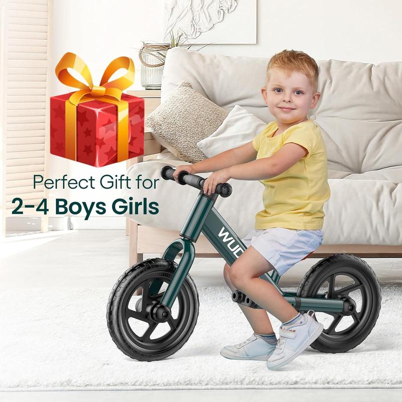 Wudola Balance Bike for Toddlers 2-4, Adjustable Seat, Puncture-Proof Tires, Perfect Birthday & Christmas Gift for Boys & Girls