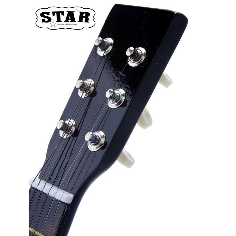 Star Kids Acoustic Toy Guitar 23 Inches Black Color