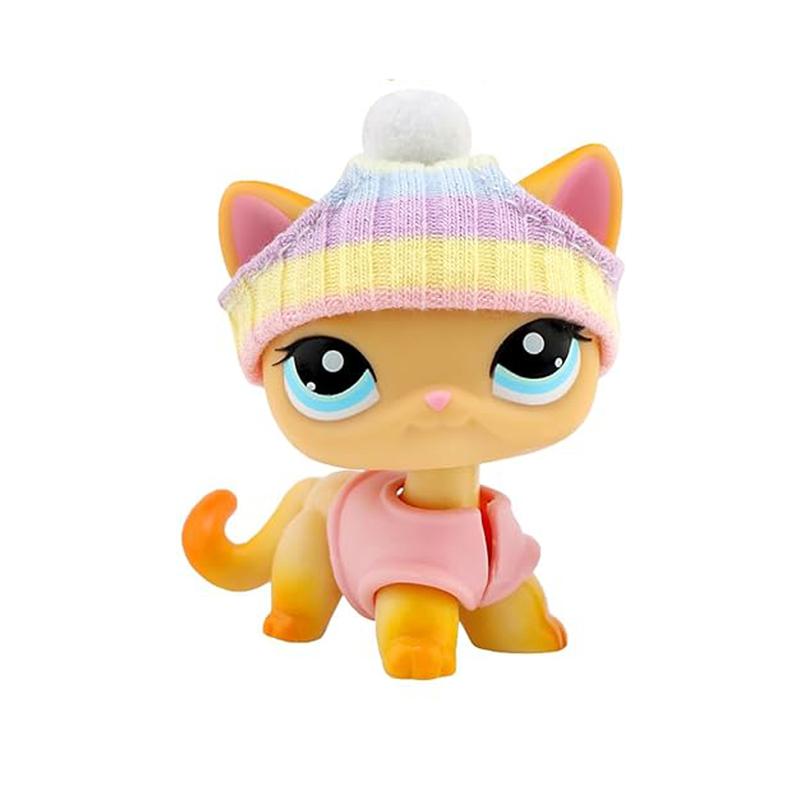 littlepeta miniature cat and dog shorthair cat crouching cat wolfcat kitten kitty for Boys and Girls - Perfect Xmas Gift