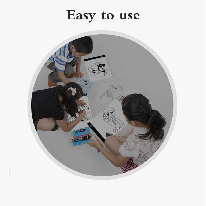 A5 Tablet Drawing Light Toy, 1 Count Three-level Dimming Drawing Copy Pad Board For Kids Gift