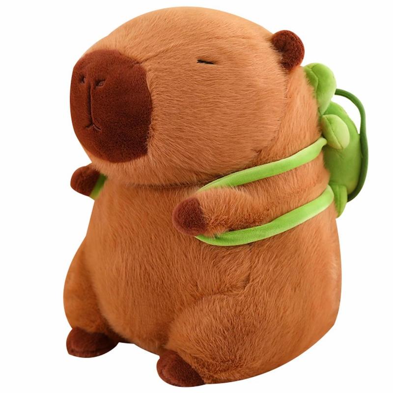 Summer Capybara Plush Toy - Cute Simulation Stuffed Animal for Home Sofa & Bed DecorationSummer Capybara Plush Toy, Cute Simulation Capybara Stuffed Toy, Soft Animals Decoration Toy for Home Sofa & Bed, Pets Plush Toys, Bedroom Decor