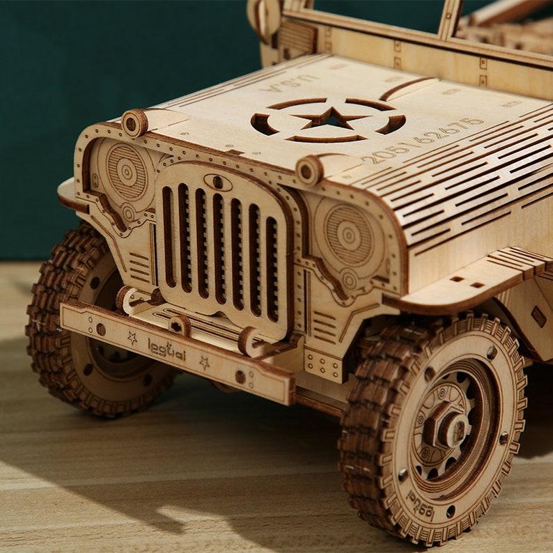 The Missing Piece 3D Wooden Off-Road jeep