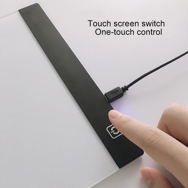 A5 Tablet Drawing Light Toy, 1 Count Three-level Dimming Drawing Copy Pad Board For Kids Gift