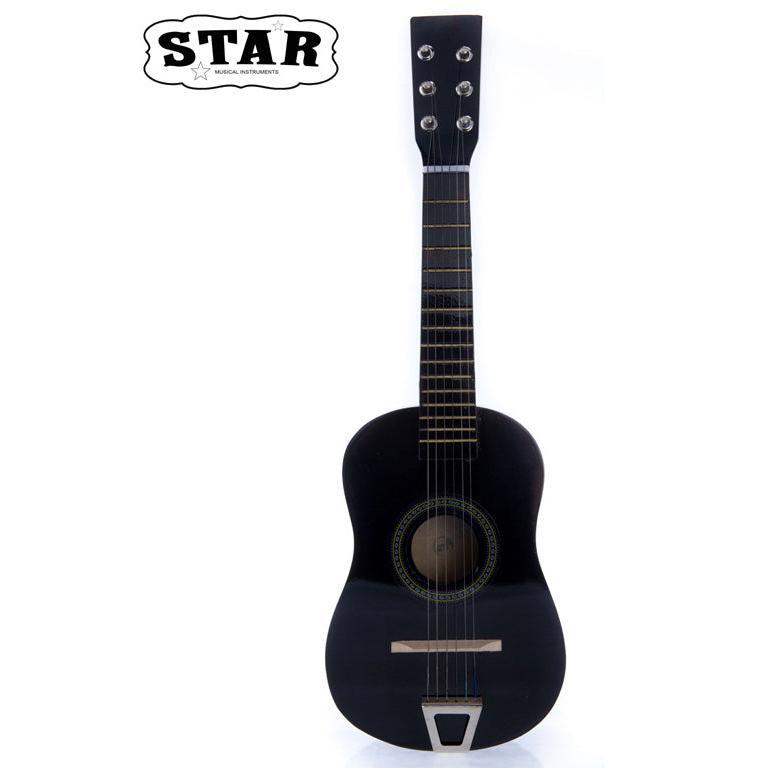 Star Kids Acoustic Toy Guitar 23 Inches Black Color