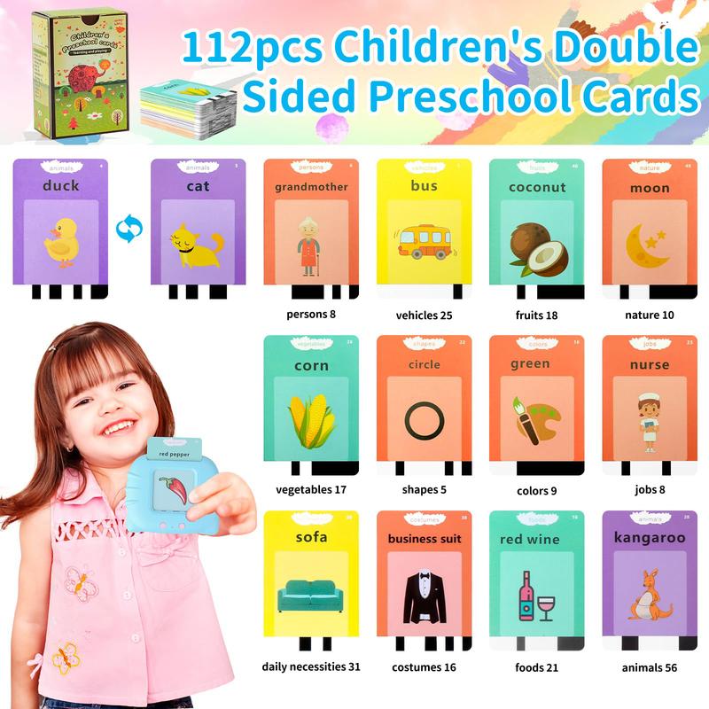 Talking Flash Cards Learning Montessori Toys for Kids with 224 Sight Words