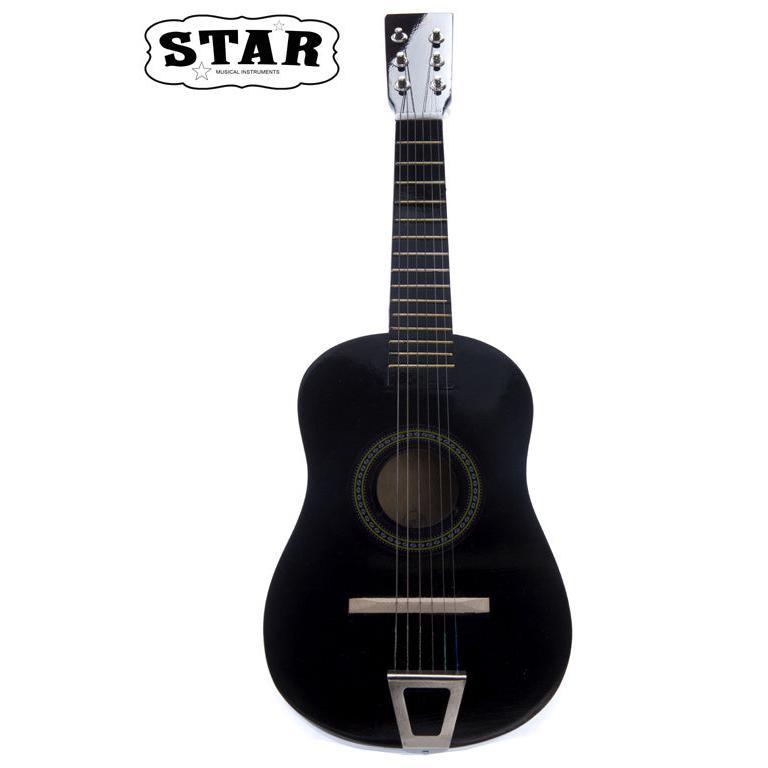 Star Kids Acoustic Toy Guitar 23 Inches Black Color