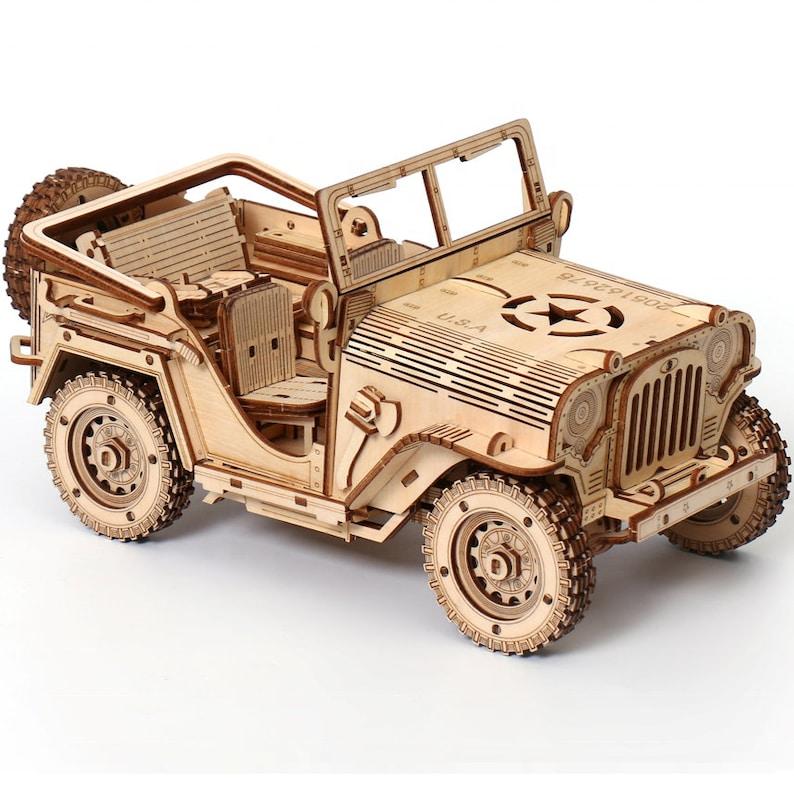 The Missing Piece 3D Wooden Off-Road jeep