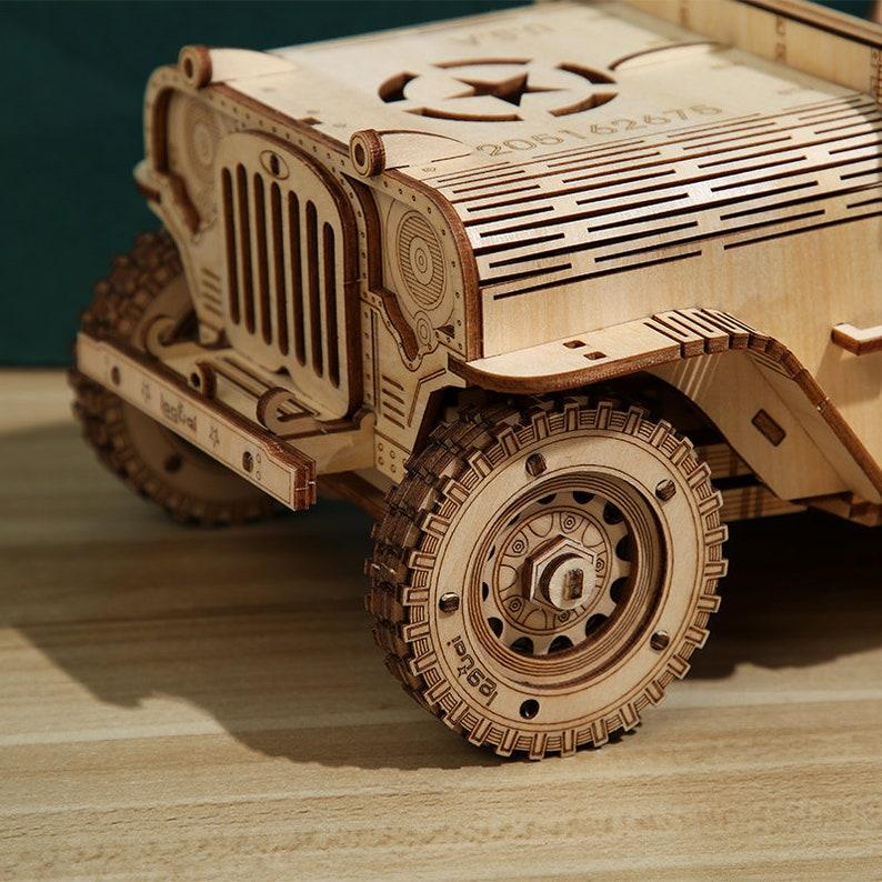 The Missing Piece 3D Wooden Off-Road jeep