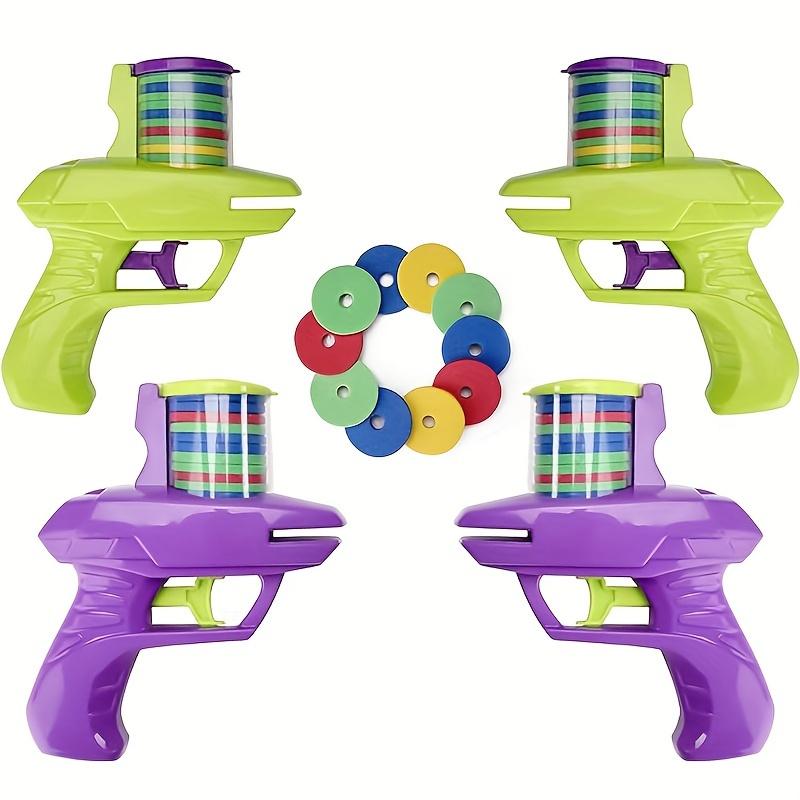 1pc Foam Disc Launcher Flying Disc Handheld Shooter Indoor Shooting Game Outdoor Backyard Toy For Boys And Girls Birthday Gift School Class Prize