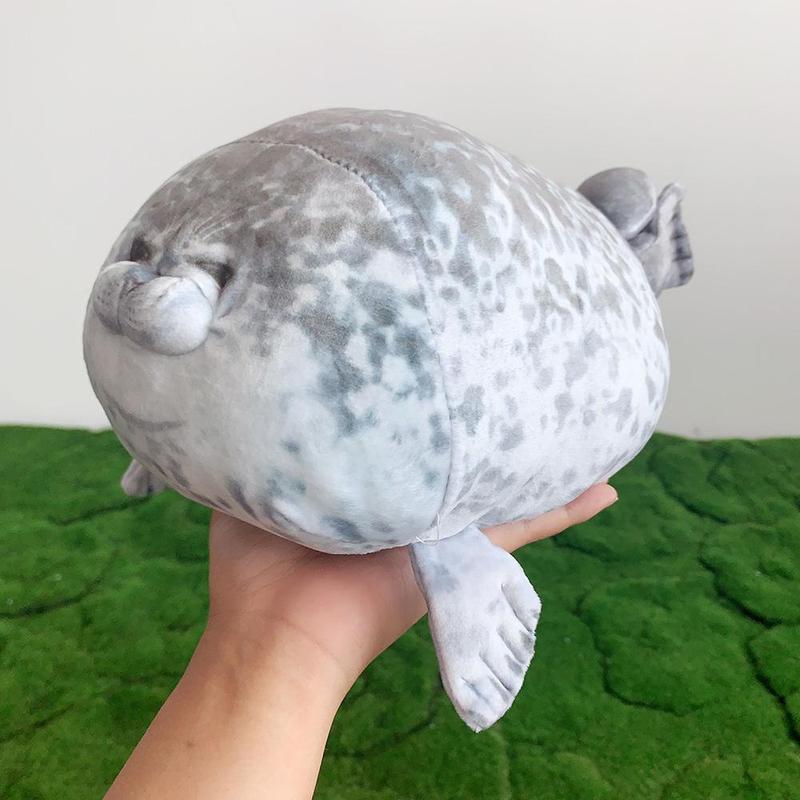 Adorable Seal Plush Toy, Cute Stuffed Animal Doll, Animal Shaped Plush Throw Pillow Cushion for Sleeping Soothing, Comfy Stuffed Cushion for Home Decoration