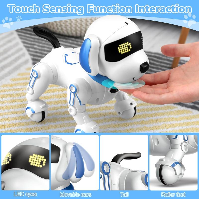 Robot Dog Toys for Kids 8 9 10 11 12, Remote Control Dogs, Robot Dog for Kids 8-12, Pet Robotic, Electric Dog Toy, Robotic Dogs, Toys for 5 6 7 8 9 10 11 12 Years Old Boys Girls, Blue