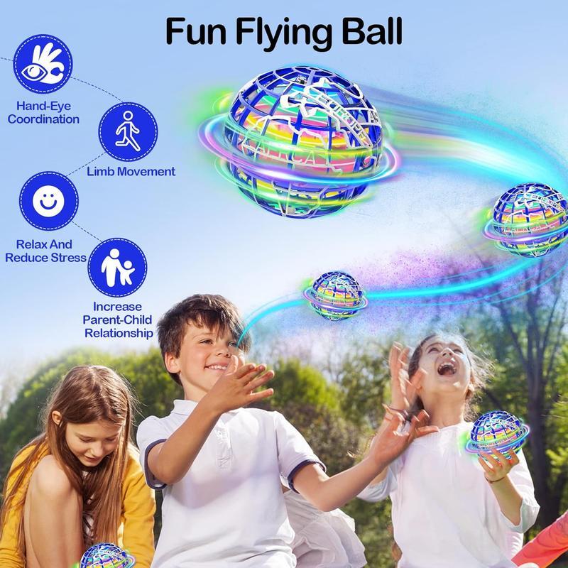 Christmas Gifts-Flying Orb Ball Toy NewestUpgrade Flying orb Ball 2024 Hover Boomerang Ball  Hover Boomerang Ball 360° RotatingDrone Ball Effects Cool Cosmic Globe  Toys forKids Teen  Teen Adults Indoor Outdoor Flying Ball Toy