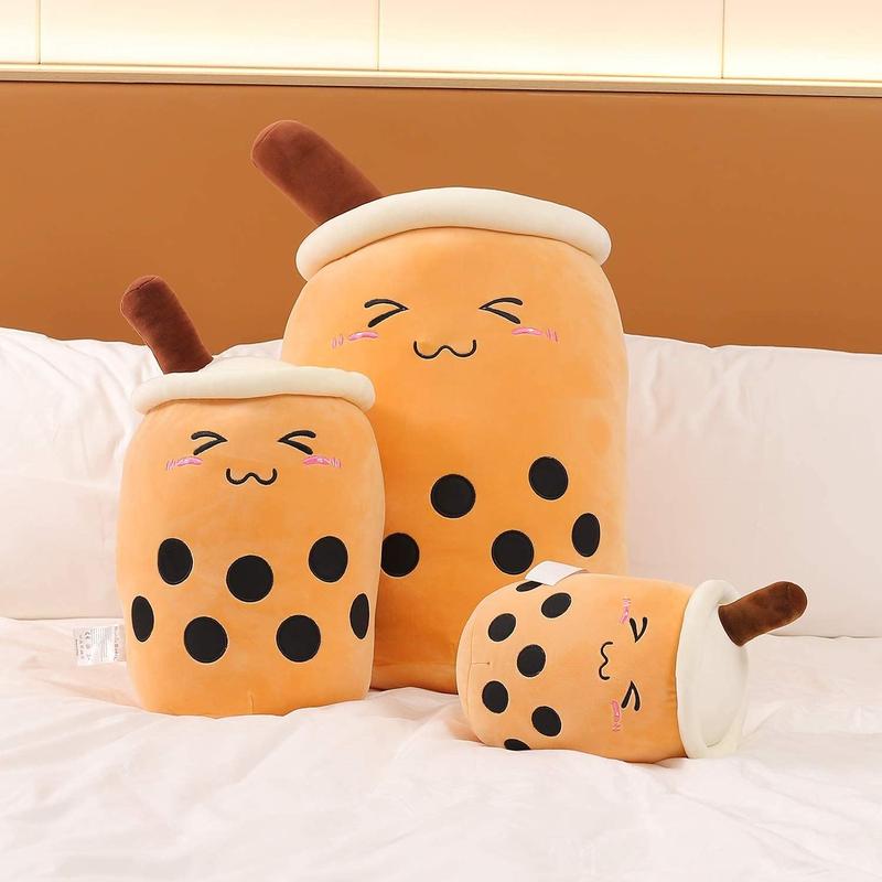 Niuniu Daddy Stuffed Boba Plushies Squishy Bubble Tea Plush Toy Soft Kawaii Gift for Birthday Boys Girls Christmas Gift boba plush cup