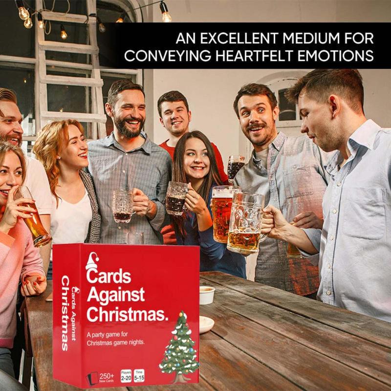 Cards Against Christmas - Game for Christmas Nights, Conversation Card Games for Adults Parties, A Party Cards Game for Christmas Game Night, a Fun Family Christmas Game (1Pc)