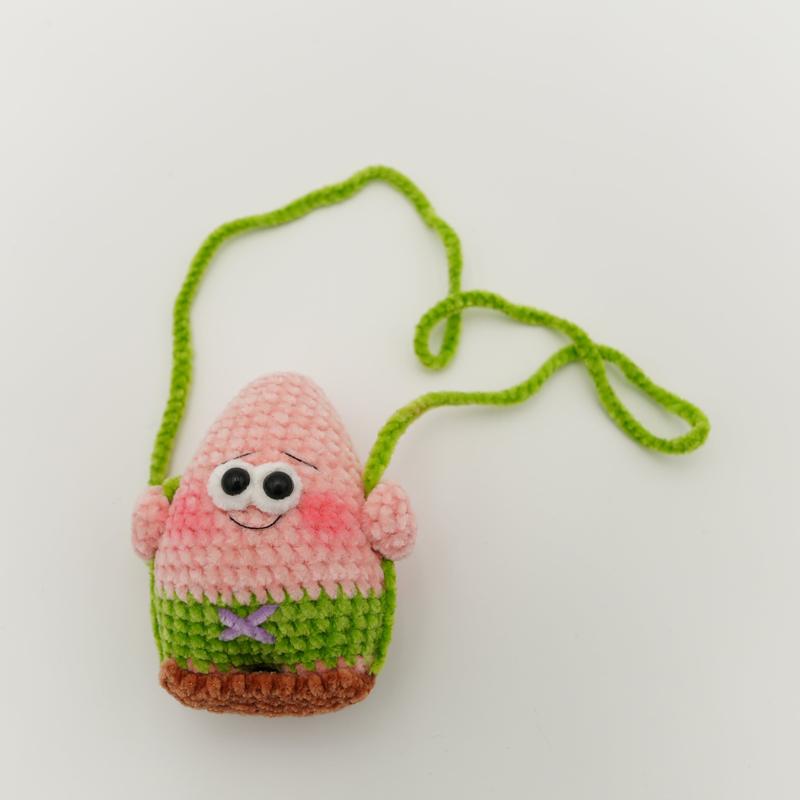 Handmade Crochet Swinging Patrick