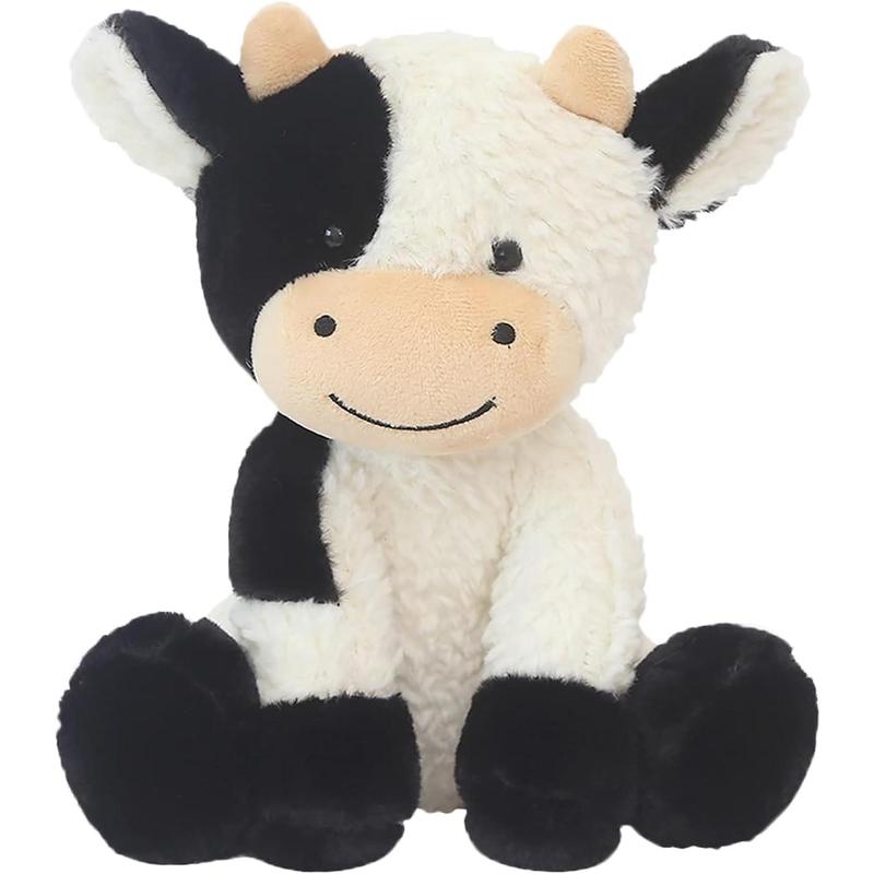 9 Inch Cow Stuffed Animal Plush Soft Stuffed Cow Toy for Kids Girls Boys Toy Gift