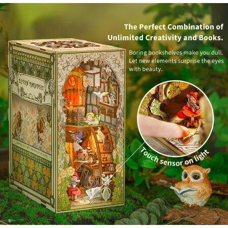 CuteBee 3D Wooden Dollhouse Elven Paradise Handmade Craft with LED Night Light Building Model Toys Book Nook Kit, DIY Dollhouse Bookshelf Insert Decor Alley