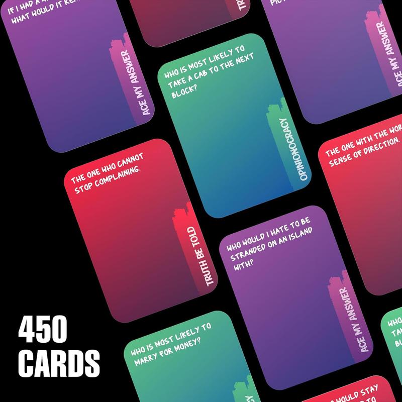 Uncoated Party Game for Adults Ages 21+, Hilarious, Social & Interactive Card Game for Game Night, Pre , Parties, & Gatherings, 4+ Players, 450+ Cards, Unfiltered Fun & No Sugarcoating