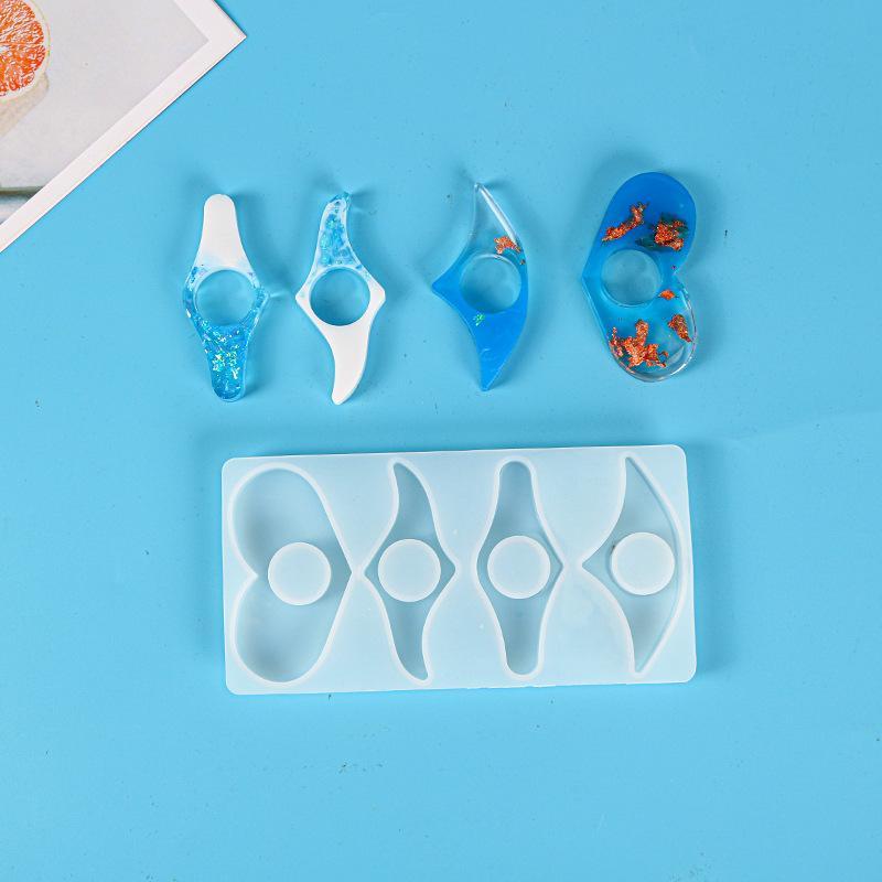 Silicone Bookmark Mold, 1 Count DIY Reading Aid Silicone Mold, Resin Bookmark Molds, Drop Glue Mold, DIY Clay Moulds