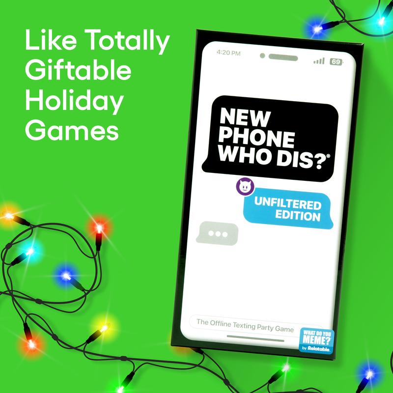 New Phone, Who Dis? - The Text Message Party Game for Adults