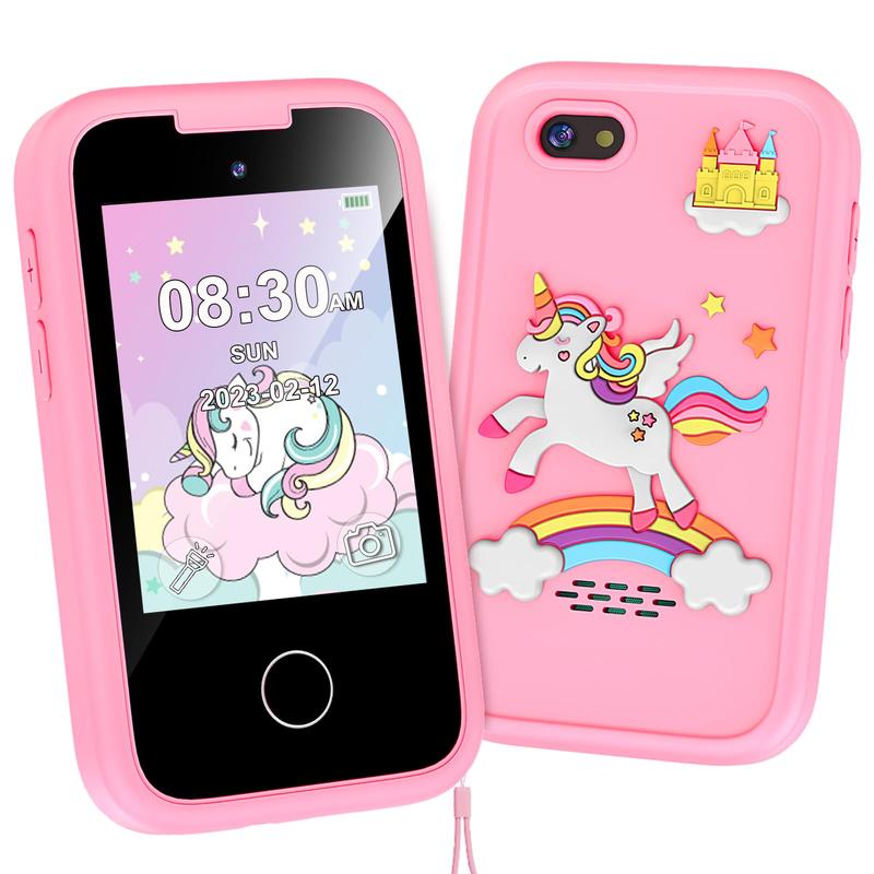 Kids Smart Phone for Girls - Educational Toy Cell Phone for Ages 3-10, Dual Camera, Games, Music Player - Perfect Christmas and Birthday Gift